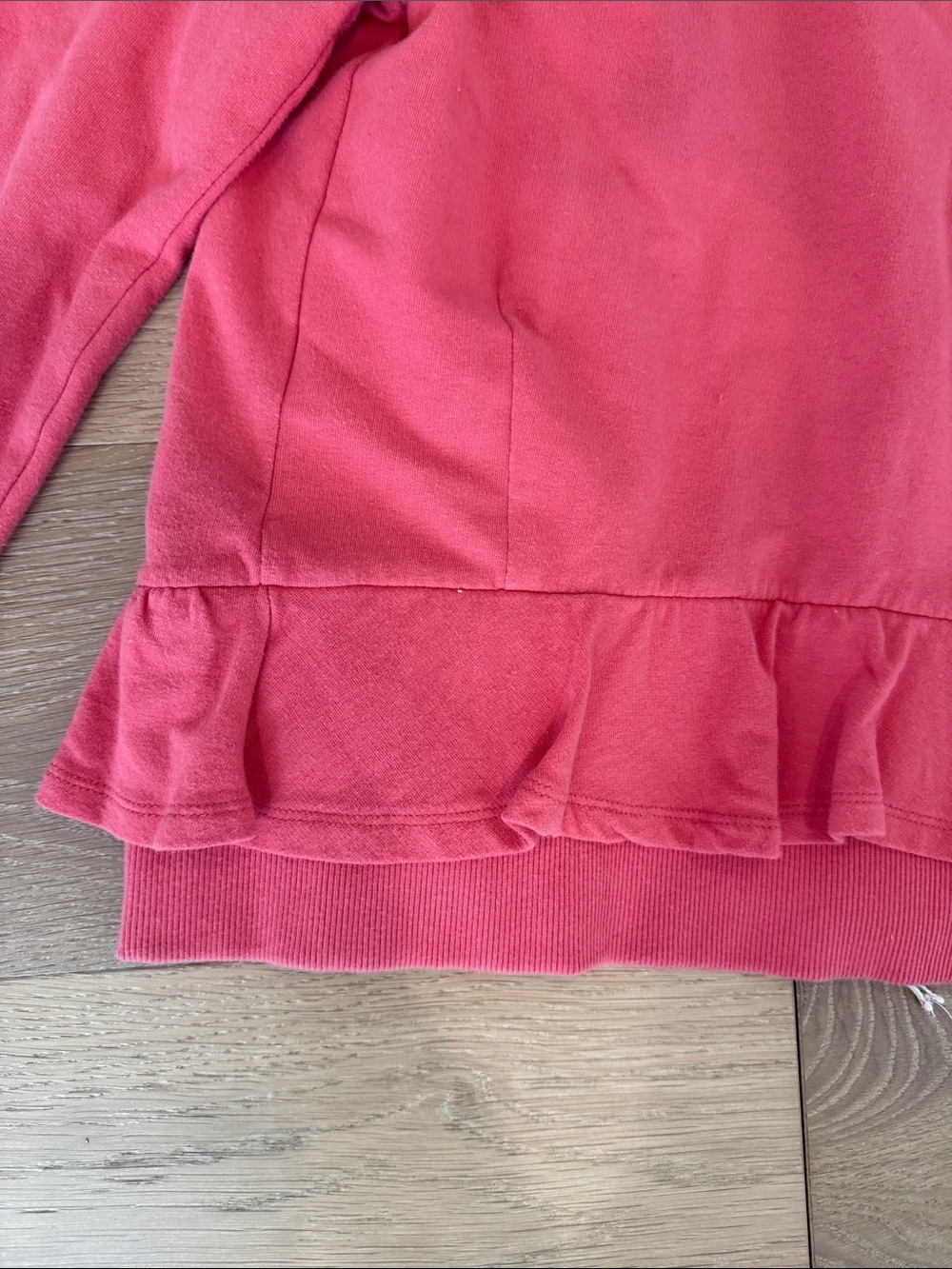 Anthropologie Coral Women’s Hooded Zip Jacket with Ruffle Hem size s - Picture 12 of 14